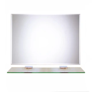 【自助家】旗艦方型浴室鏡附平台(60*45cm)