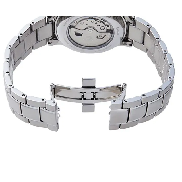 【ORIENT 東方錶】開芯小鏤空機械錶-綠x銀/40.5mm(RA-AG0026E)
