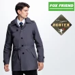 【FOX FRIEND 狐友】紳士風格防水鋪棉外套(369 深卡)