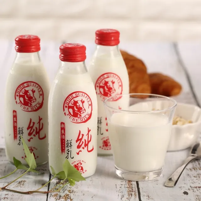【新生活】100%羊乳/鮮乳任選30瓶(180~200ml/玻璃瓶)