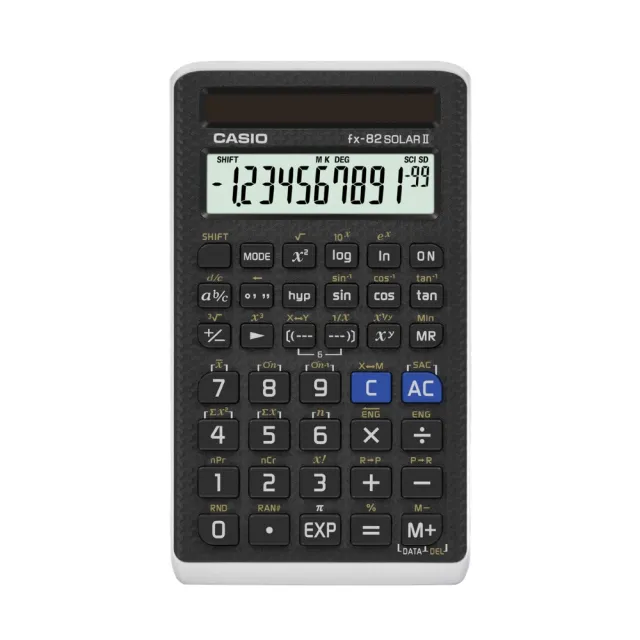 【CASIO 卡西歐】12位數國考型工程用計算機(FX-82SOLARII)