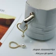 【Anpan】韓東大門珍珠愛心耳扣式耳環戒指-兩用款