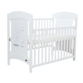 【L.A. Baby】Austin奧斯汀嬰兒床/中床/童床/白色(白色)