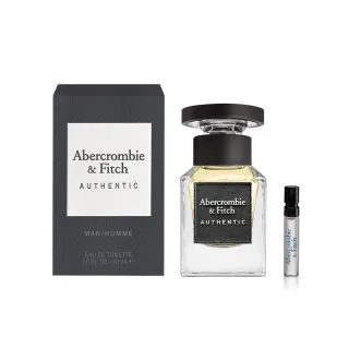 【Abercrombie & Fitch】真我男性淡香水30ml(贈隨機針管乙支.專櫃公司貨)