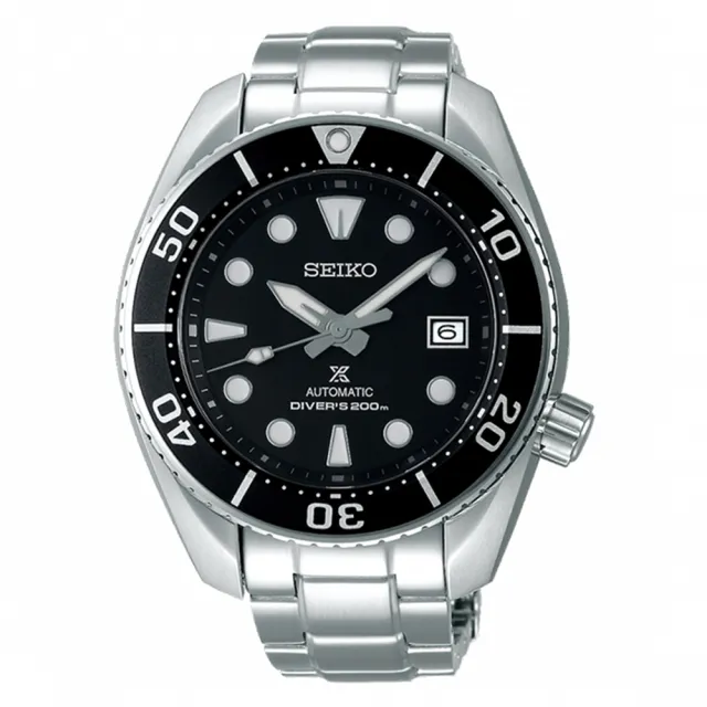 【SEIKO 精工】Prospex 廣告款相撲錶潛水機械錶-黑(6R35-00A0D/SPB101J1 黑)