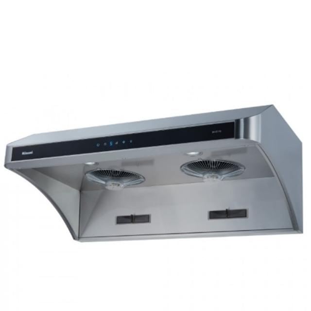 【林內】斜背深罩式全直流變頻不鏽鋼80公分排油煙機(RH-8178基本安裝)