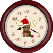 【鐘情坊 JUSTIME】聖誕精選 可愛小鹿 音樂掛鐘(歡樂耶誕節 裝飾 創意時鐘)