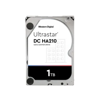 【WD 威騰】Ultrastar DC HA210 1TB 3.5吋 7200轉 128MB 企業級內接硬碟(HUS722T1TALA604)