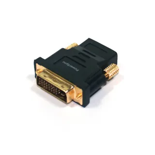 【PowerSync 群加】DVI 公 To HDMI 母 鍍金接頭 轉接頭(DV24HDK)