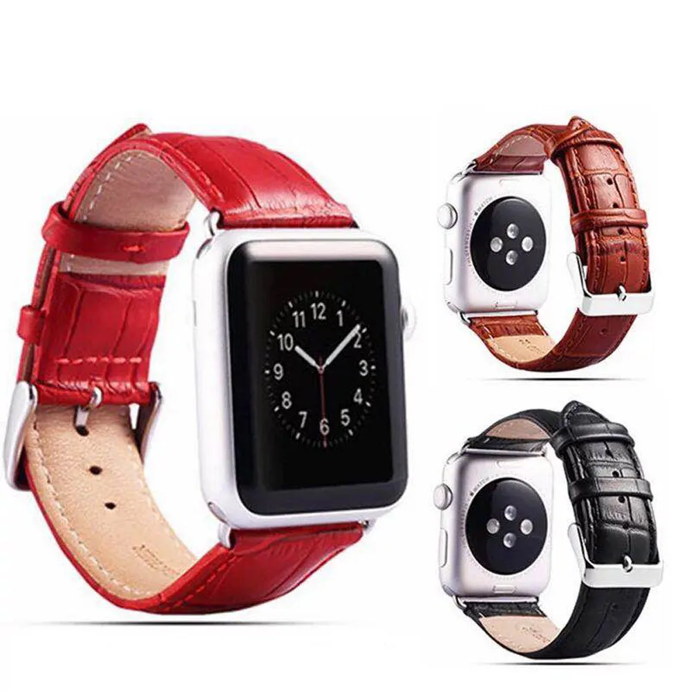 【IN7】Apple Watch 鱷魚紋系列手工真皮錶帶42mm/44mmm