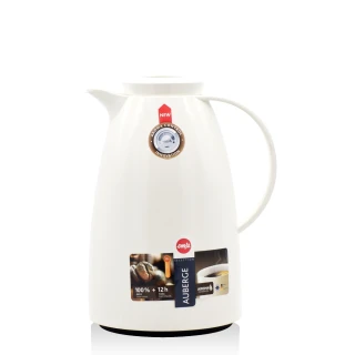 【EMSA】頂級真空保溫壺 咖啡壺 香氛壺系列 AUBERGE(1.0L 純粹白)