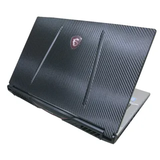 【Ezstick】MSI GP75 9SD GP75 9SE 黑色立體紋機身貼(含上蓋貼、鍵盤週圍貼)