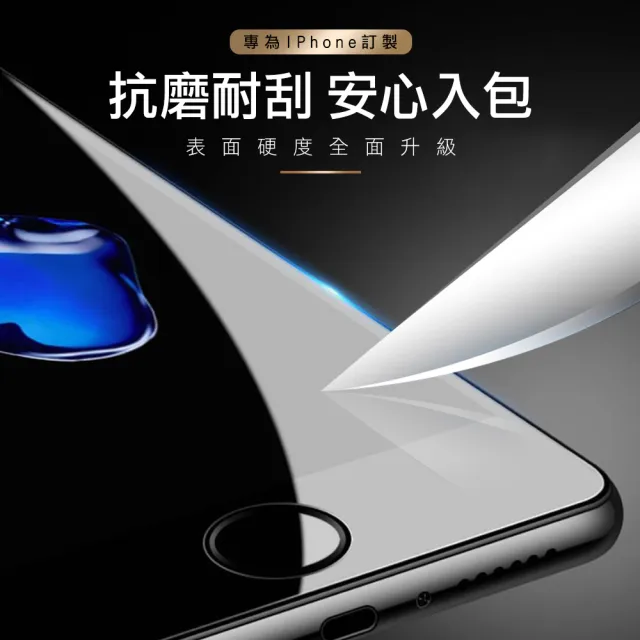 iPhone 7 8 Plus 透明9H玻璃鋼化膜手機保護貼(7Plus保護貼 8Plus保護貼)