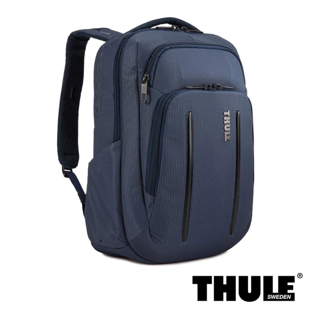 【Thule 都樂】Crossover 2 Backpack 20L 跨界後背包(深藍/適用 13 吋筆電)