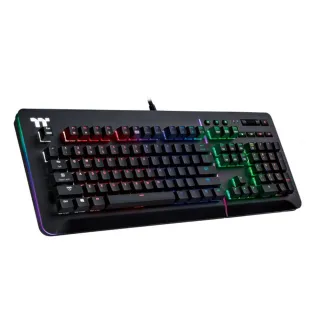 【Tt eSPORTS】TT Premium Level 20 RGB 櫻桃MX SPEED 黑色銀軸電競鍵盤中文(KB-LVT-SSBRTC-01)