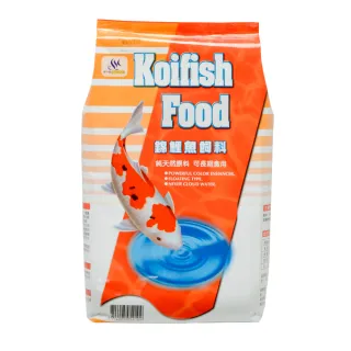 【AQUAFUN 水之樂】錦鯉魚飼料 顆粒5Kg(適用於各種錦鯉魚、中大型金魚食用的健康飼料)