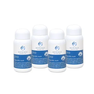 【MENAGE】日本製 北海道扇貝 淨力JYO貝殼粉 肉 魚 蛋類 蔬果洗淨劑 潔淨粉(80g-4入)