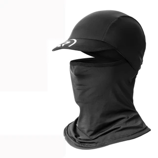 【ROCKBROS】超涼感 日版戶外帽型防曬面罩頭套 帽沿款 單車/摩托車/釣魚適用