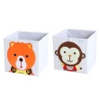 【MyTolek童樂可】藏寶盒 4件組-熊+猴+獅子+貓頭鷹(收納小幫手 IKEA組合櫃適用)