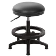 【GXG】立體泡棉 圓凳工作 吧檯椅 塑膠腳+踏圈(TW-81T1 EK)
