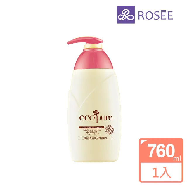 【韓國ROSEE】玫瑰沐浴乳760ml