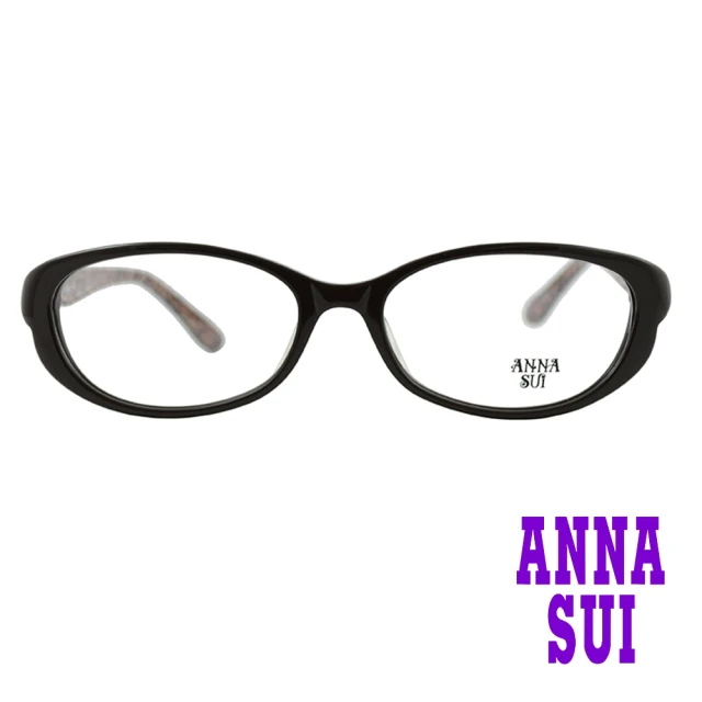 【ANNA SUI 安娜蘇】日系豹紋內框造型光學眼鏡-咖(AS591-173)
