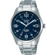 【ALBA】雅柏 城市情人太陽能時尚手錶-藍x銀/39mm(AS32-X018B  AX3003X1)