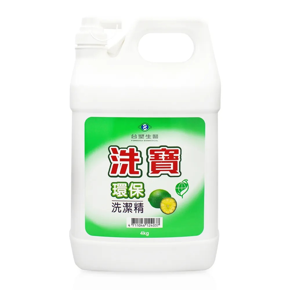 【Dr. Formula 台塑生醫】洗寶環保洗潔精 洗碗精 4kg