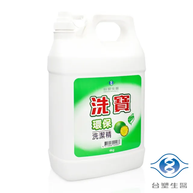 【Dr’s Formula 台塑生醫】洗寶環保洗潔精 洗碗精 4kg