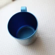 【AnnZen】《日本製 Horie》鈦愛地球系列-純鈦抗菌ECO設計馬克杯-燦藍菊(日本製 純鈦 馬克杯 燦藍菊)