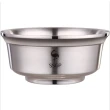 【PUSH!】廚房用品雙層隔熱304不鏽鋼加深防滑碗雙層湯碗防燙碗(隔熱碗 12公分E131)