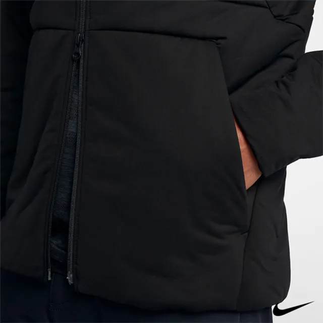 【NIKE 耐吉】Nike Golf 男 運動高爾夫長袖外套夾克 -黑 932236-010