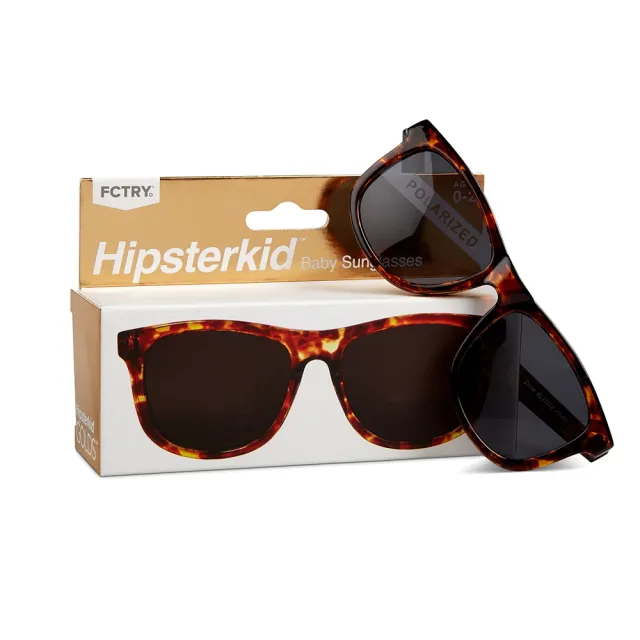 【Hipsterkid】抗UV偏光嬰幼兒童太陽眼鏡-奢華(附固定繩)