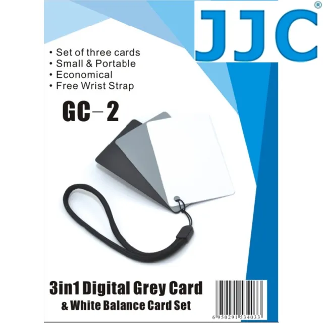【JJC】名片式3合1灰卡GC-2(色溫表 灰卡)