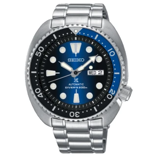 【SEIKO 精工】Prospex 深海藍龜殼200米潛水機械錶(SRPC25J1/4R36-04Y0B)