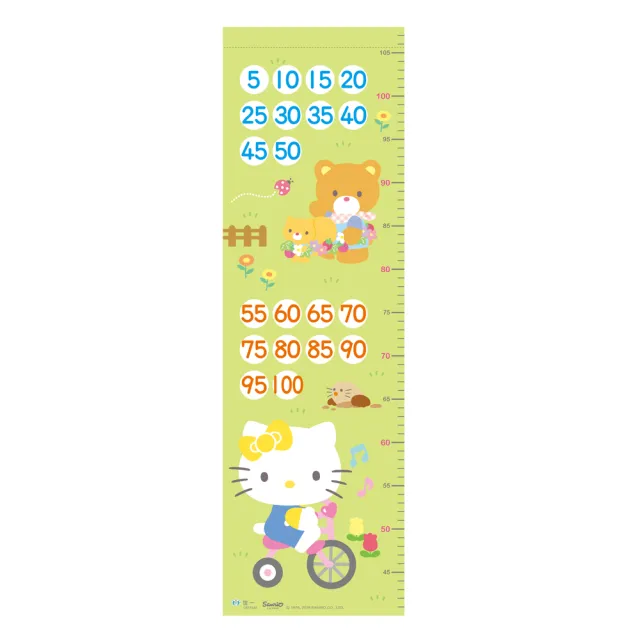 【世一】Hello Kitty：123身高尺(記錄孩子的成長軌跡)