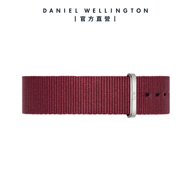 【Daniel Wellington】DW 錶帶 Classic Roselyn 玫瑰紅織紋錶帶(DW00200211)