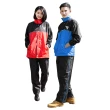【TDN】迷幻超輕量風雨衣 兩件式套裝雨衣(透氣內網機車防水風衣外套)