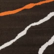 【Ambience】比利時Shiraz 時尚地毯-斜紋咖(160x230cm)