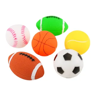 【888ezgo】6入球形洗澡玩具啾啾（ST安全漆）（408）