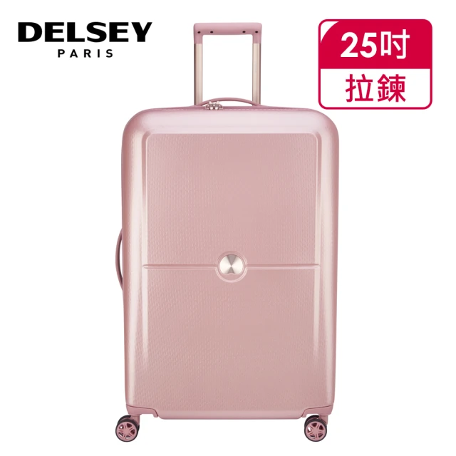 【DELSEY 法國大使】TURENNE-25吋旅行箱-粉紅(00162182009)