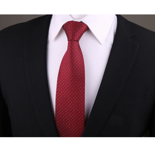 【拉福】點點8CM寬版領帶手打領帶
