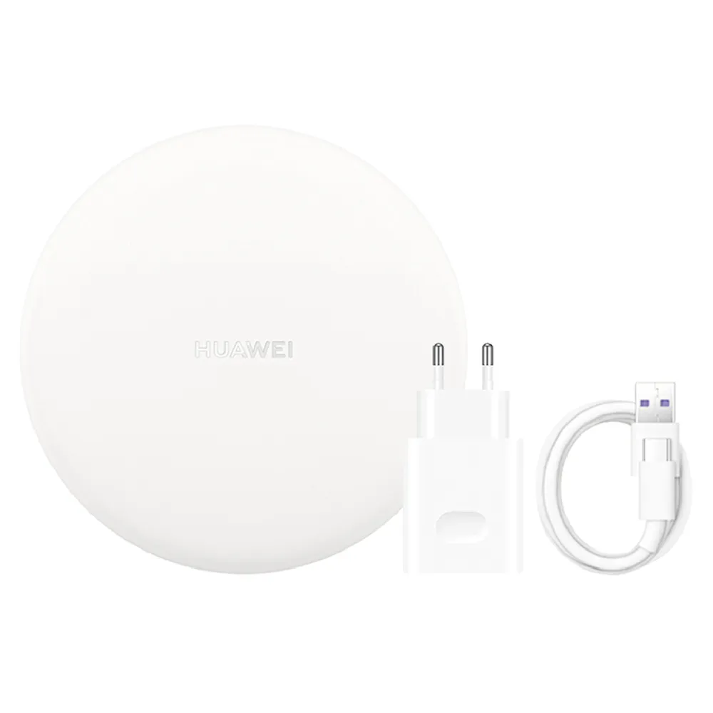 【HUAWEI 華為】原廠 15W無線充電板（CP60）內附英規充電器+Type C線(盒裝)