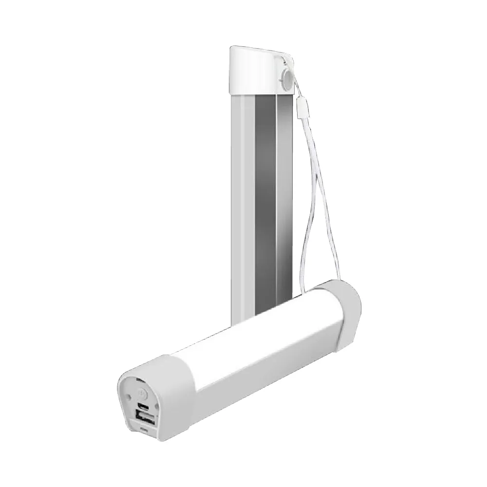 【AKLIFE】LED磁吸式行動燈管四段可調(僅配送至1樓/手電筒/行動電源/照明/露營燈)