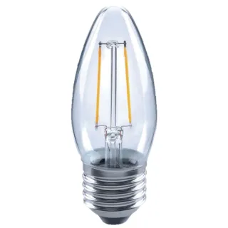 【Luxtek樂施達】買四送一 LED C35蠟燭型燈泡 2W E27 白光 5入(大螺口 LED燈 燈絲燈 仿鎢絲燈)