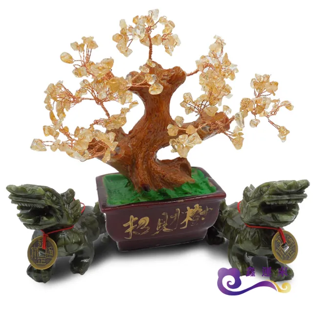 【鑫運來】招福好運青玉貔貅組(諭方老師加持)（其他規格）