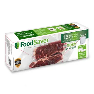 【65折加購】美國FoodSaver-真空袋13入裝 3.79L
