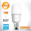 【Osram 歐司朗】7W E27燈座 小晶靈高效能燈泡(適用各式狹窄燈具)