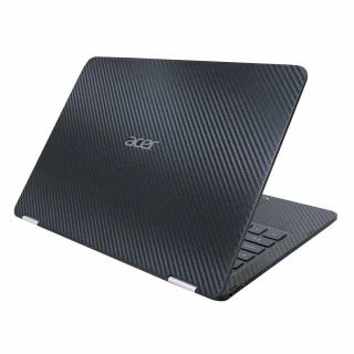 【Ezstick】ACER SF714-51T 黑色立體紋機身貼(含上蓋貼、鍵盤週圍貼、底部貼)