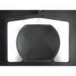 【Hamlet】1.8x/3D/190x157mm 方型大鏡面LED護眼檯燈放大鏡 桌夾式(E065)